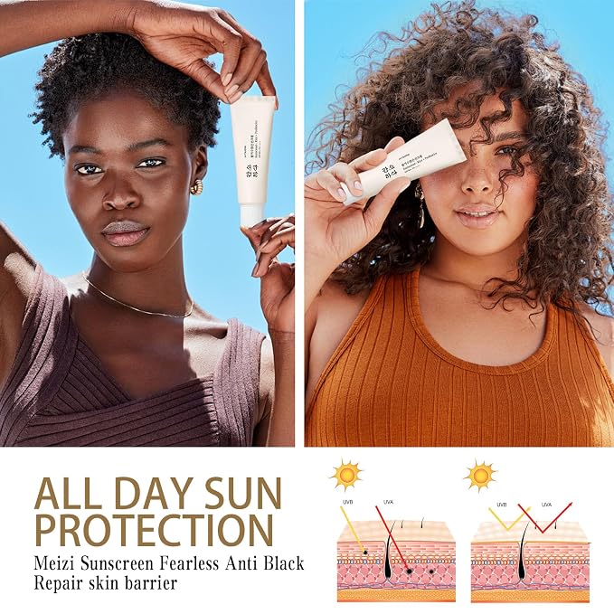 Relief Sun Organic Sunscreen SPF50+,Rice and Probiotics PA++++Korean Cream Care | Korean Skin for All Skin Types | UV Defens Nourishing Skin Protection (1, 1PCS)