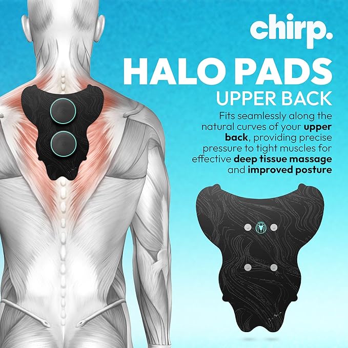 Chirp Halo Pads – Targeted Pain Relief, Deep Tissue Support, Muscle Recovery for Back, Shoulders, HIPS, & More