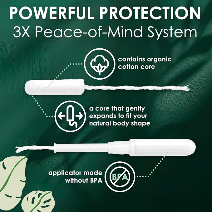 L. Cotton Tampons Light/Regular Absorbency Multipack, Contains an Organic Cotton Core, Made Without Synthetic Pesticides, or Fragrances, 84 Count (Pack of 2)