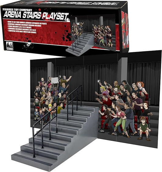 Arena Stairs Playset for Wrestling Action Figures