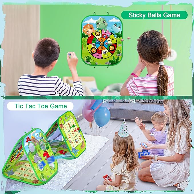 Bean Bag Toss Game for Kids, Toddler Toys for Party Games and Outdoor Toss Games, Gift for Birthday or Christmas for Kids Aged 3 4 5 6 7 8 Year Old