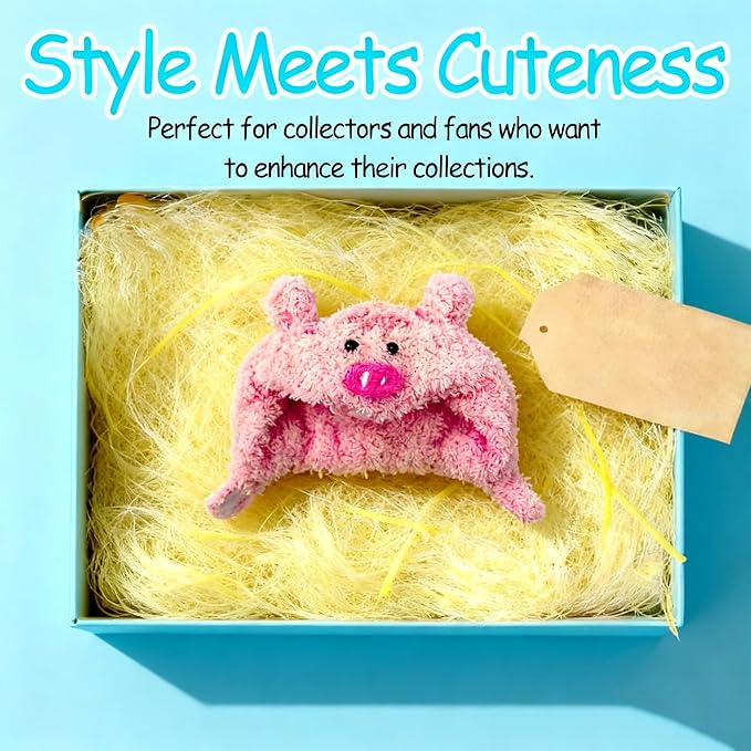 17cm Doll Clothes, Bear Outfits for Clothes Set, Premium Fashion Dolls Keychain Accessories, Faking Animal Style Outfit Jumpsuit (Zhu)