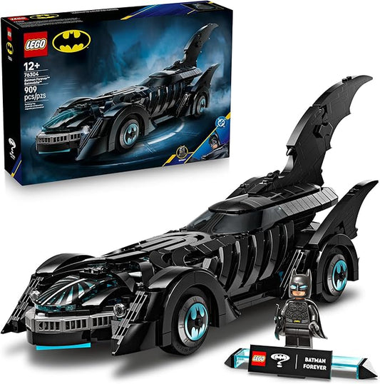 LEGO DC Batman: Batman Forever Batmobile Kids Toy - Building & Learning Toy for Girls & Boys, Ages 12+ - Model Car with Minifigure Included - Gift Idea for Birthdays - 76304