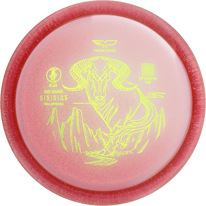 Yikun Midrange Disc Golf Disc-Overstabel Golf Mid-Range,PDGA Approved Great for Competition,Leisure and Entertainment