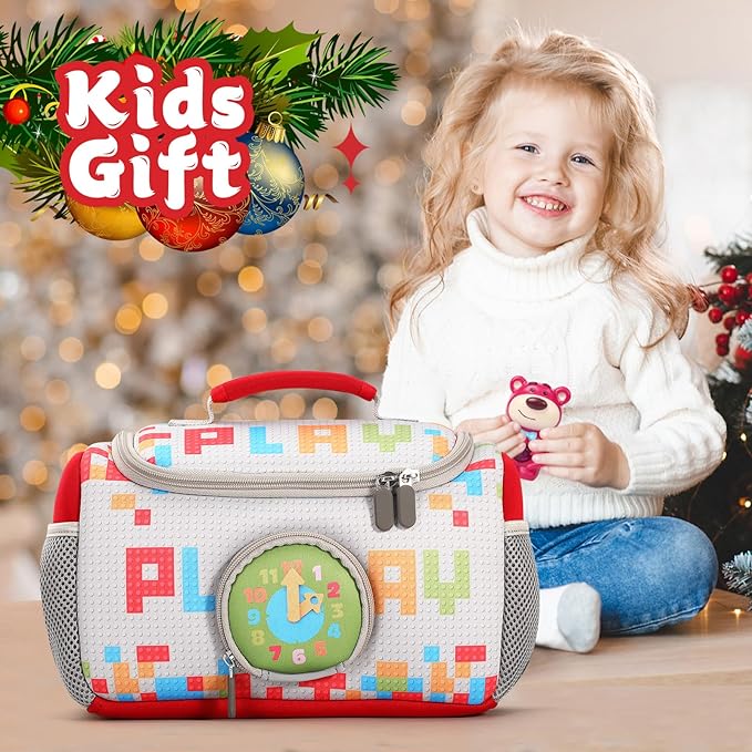 Carrying Case Compatible with Little Tikes for Story Dream Machine Books Starter Set, Portable Storage Bag with Handle and Shoulder Strap for Storytime, Storybook, Character Accessories (Play)