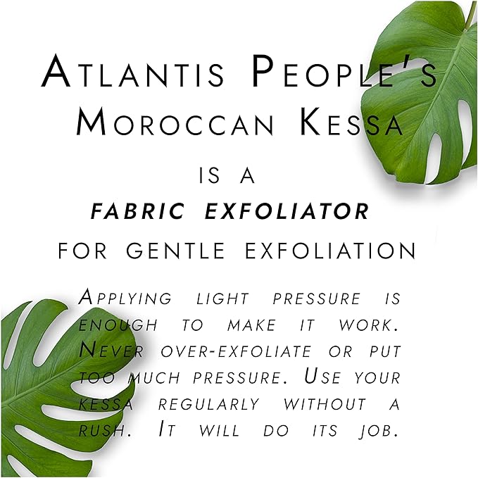 Moroccan Exfoliating Glove - Body Scrubber & Wash Mitt for Smoother Skin, Exfoliates Dead Skin Cells, Helps Even Skin Tone, Ideal for Self-Tan Removal & Keratosis Pilaris