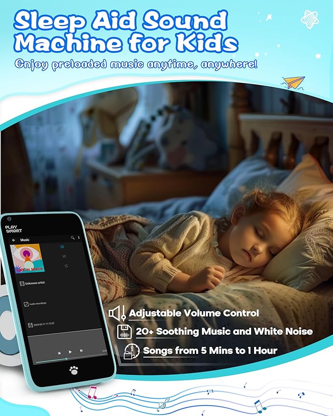 MOMILLA Kids Toys Smart Phone, 3.97" Touchscreen, Birthday Gifts for Kids, 16GB Toddler Learning Cell Phone with Games, Boys Girls Toys for Age 3 4 5 6 7 8 9 Year Old（Front Camera Only
