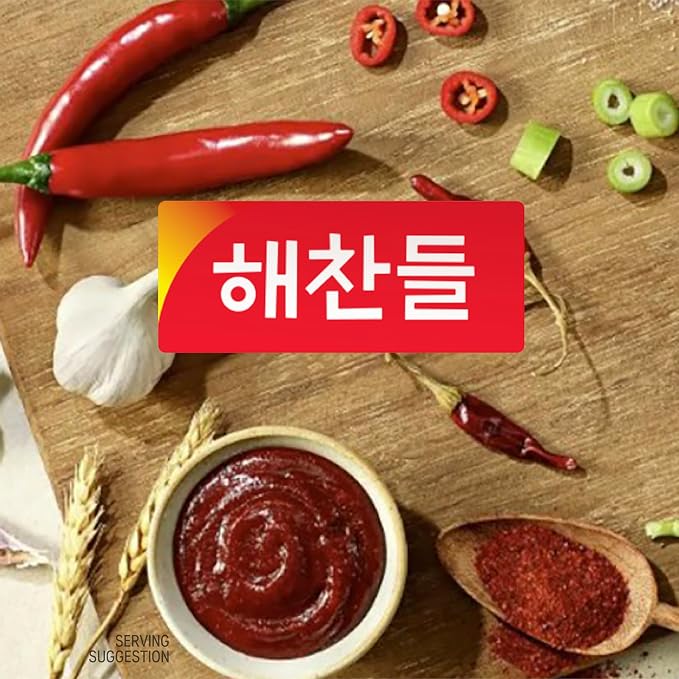 CJ Haechandle Hot Pepper Paste 500g Korean Spicy Red Chile Paste 1.1 lb., Gochujang, 17.63 Ounce