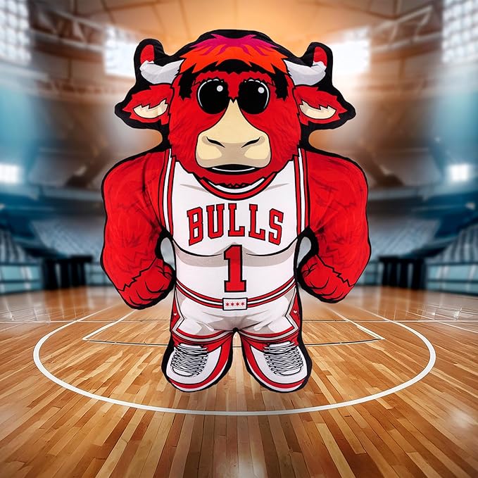 Bleacher Creatures Chicago Bulls Benny The Bull 24" NBA Masoct Bleacher Buddy - Soft Plush Toy