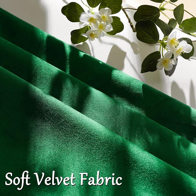 GIGIZAZA Green Pillow Covers 12x20 Decorative Pillows Pack of 2 | Lumbar Throw Pillows for Couch Sofa,280gsm Soft Textured Fabric,Modern Pillowcases,Luxury Cushion Covers
