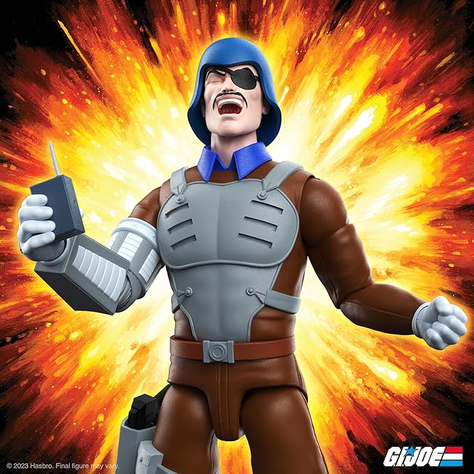 Super7 Ultimates! G.I. Joe Major Bludd - 7" G.I. Joe Action Figure with Accessories Classic Cartoon Collectibles and Retro Toys