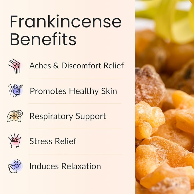 Vitality Extracts Frankincense Essential Oil (30ml) – 100% Pure Boswellia Serrata, Aromatherapy Oil for Relaxation & Calm, Skin Care Use, Warm Woody Scent for Diffuser, Massage & Yoga
