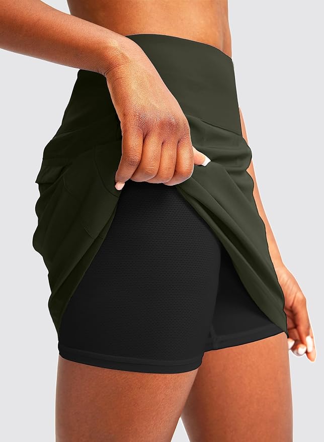 G Gradual Golf Skorts Skirts for Women with 5 Pockets Women's High Waisted Lightweight Athletic Skirt for Tennis Running