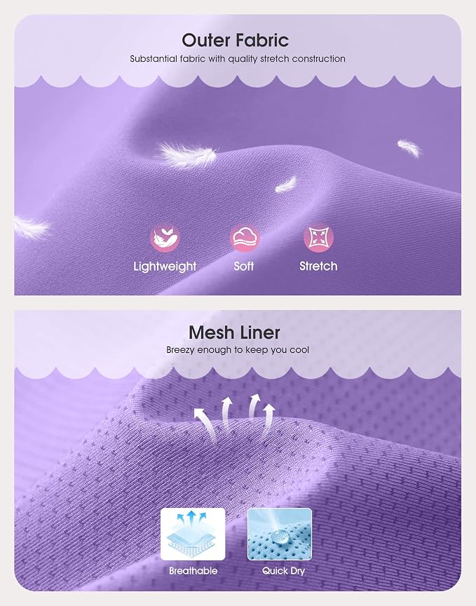 16" Skorts for Women with 4 Pockets High Waisted Scalloped Hem Athletic Tennis Skirt Golf Skort Dressy Casual