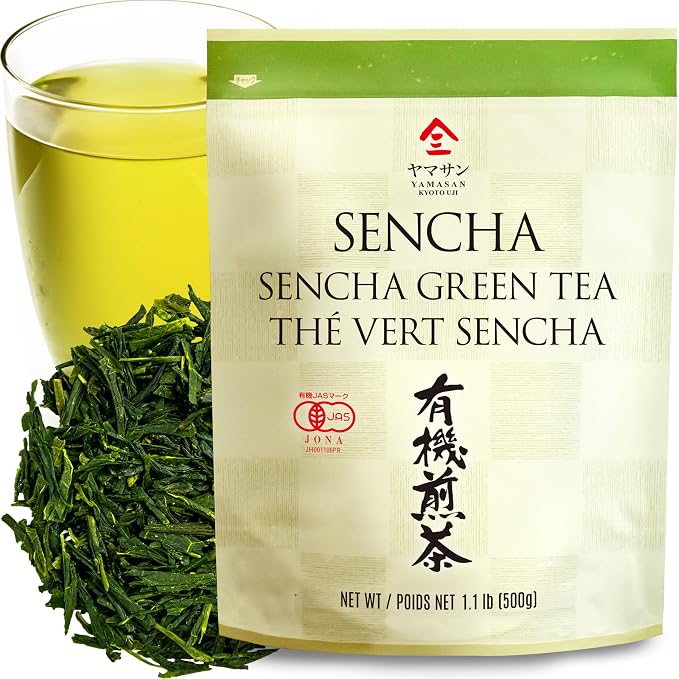 Green Tea Loose Leaf Sencha Bulk, JAS Certified Organic, Japan, 500g Bag【CHAGANJU】