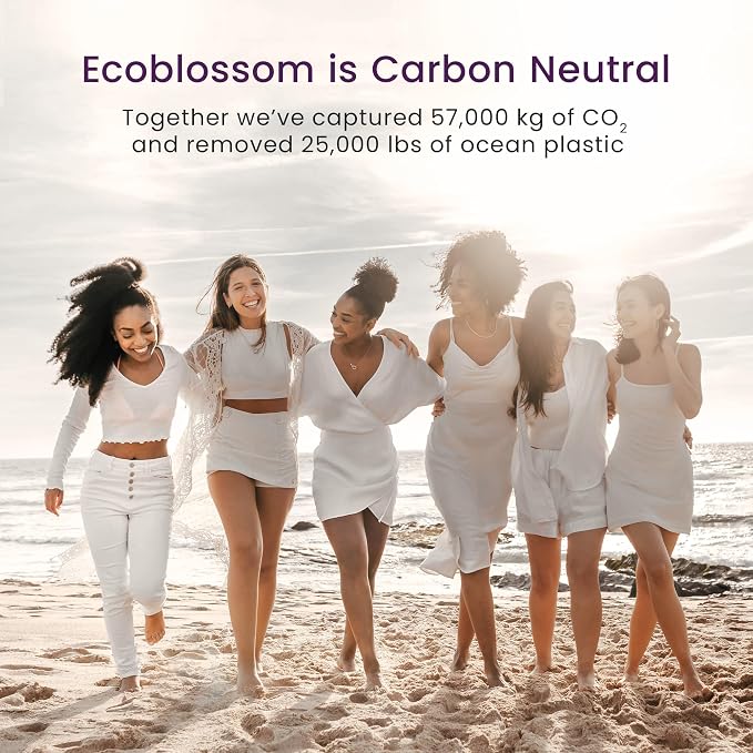 Ecoblossom Reusable Menstrual Disc - Menstrual Cup - Soft Period Disc for Women Designed with Flexible, Medical-Grade Silicone Period Cup (Small & Regular)