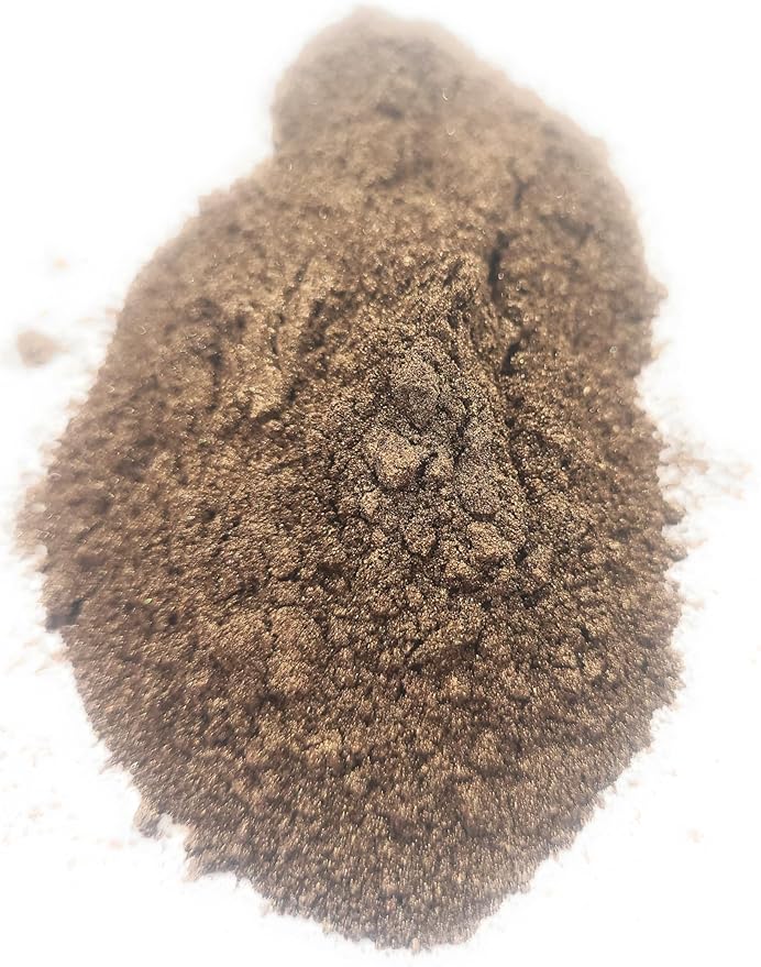Pearl Mica Powder Pigment Dye - 500 grams (1.1 lbs) - Best Bulk Price for Fine Arts, Crafting, Painting, Bath bomb Soap Candle Slime Jewelry Making, Epoxy Resin, Woodworking (Brown BR01)
