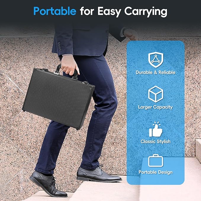 ANNLOV Toploader Storage Box for 3"x4" 35pt Rigid Cards, Holds 600+ Toploaders, Sports Card Storage Case Organizer, Trading Card Storage Box with Lock,Card Case Holder