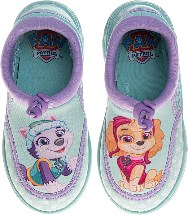 Girls Character Water Shoes Frozen Minnie Mouse Paw Patrol Moana Sesame Street & Little Mermaid Slip-On Aqua Socks Quick Dry Beach Pool Shoes Sizes: 3-4 Infant 5-10 Toddler 11-12 Little Kid