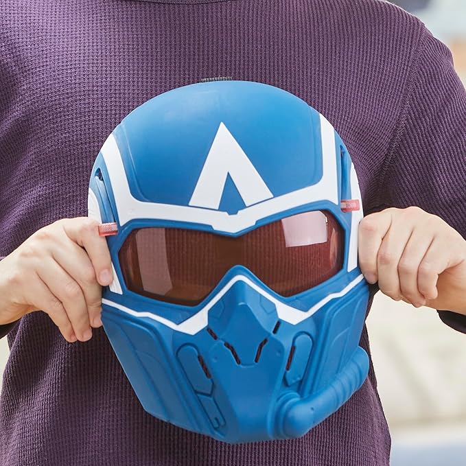 Marvel Studios Captain America Brave New World Flight Vision Mask, Roleplay Toy, Super Hero Toys for Kids 5 and Up