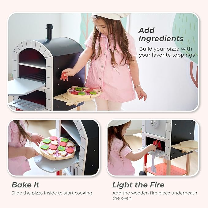 Teamson Kids - My Little Helper Outdoor Pizza Oven