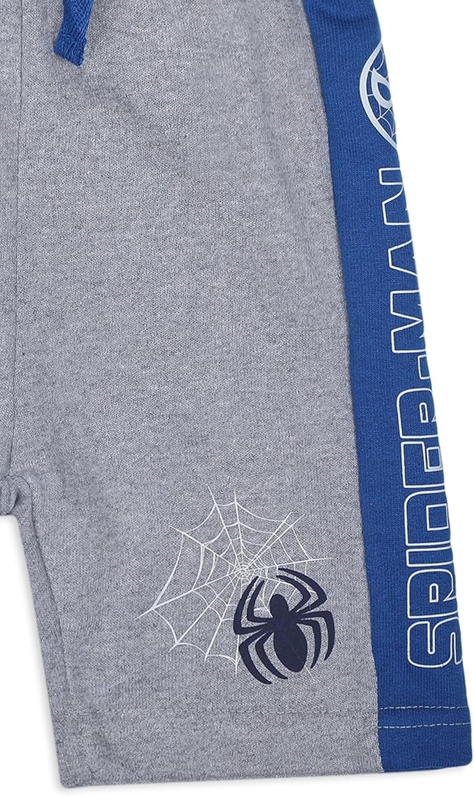 Marvel Avengers Spider-Man Boys 2 Pack Shorts for Toddlers and Little Kids