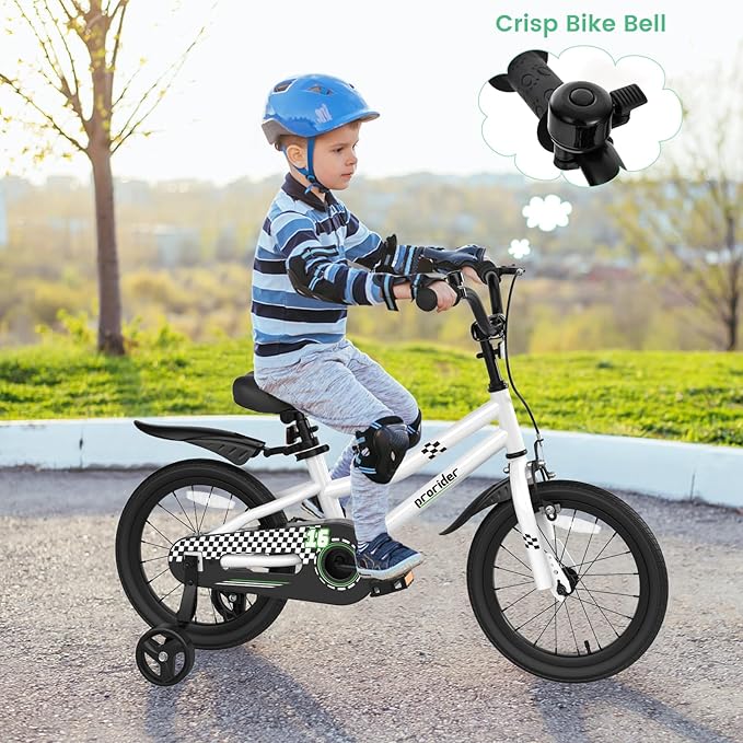 BABY JOY Kids Bike, 12 14 16 18 20 Inch Children Bikes for Boys Girls Teens 3-8 8+ Years w/Training Wheels or Kickstand, Handbrake, Coaster Brake & Removable Basket, Kids Bicycle of Multiple Colors