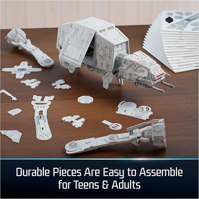 4D Build, Star Wars Imperial at-at 3D Model Kit, Star Wars Collectibles & Desk Decor, Adult Puzzle, Building Toys, 3D Puzzles for Adults & Teens, 238 Pieces, for Ages 12 & Up