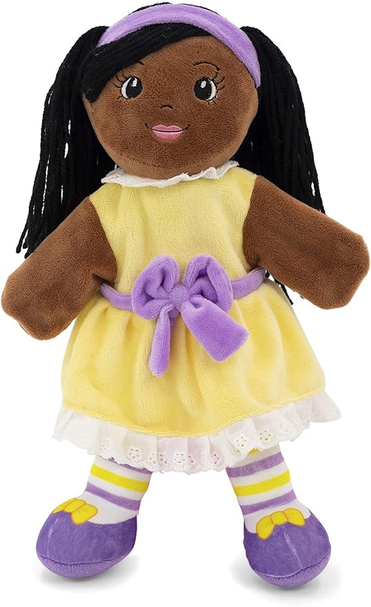 Playtime by Eimmie Hand Puppets for Kids (Kaylie) - 14" Soft Plush Toy for Boys & Girls, Pretend Play, Storytelling, Theater, Imaginative Fun, Educational Puppet for Toddlers & Children Ages 3+