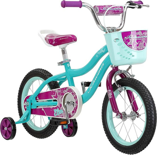 Schwinn Elm and Koen Bike or Balance Bike, 12-18 Inch Bike for Kids Ages 2-13, Black, Blue, Red, Teal, Pink or Purple, SmartStart Ergonomic Design, Adjustable Seat Grows with Child, Training Bicycle