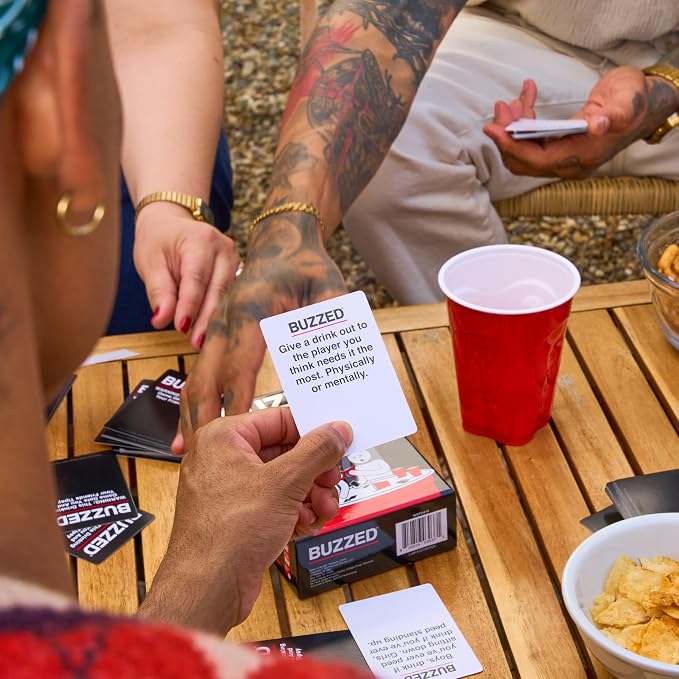 WHAT DO YOU MEME? Buzzed: Hilarious Party Game with 200 New Cards – The Ultimate Drinking Card Game for Adults, Perfect for Game Night, Adult Fun, Good Times, and Unforgettable Bachelor Party Laughs