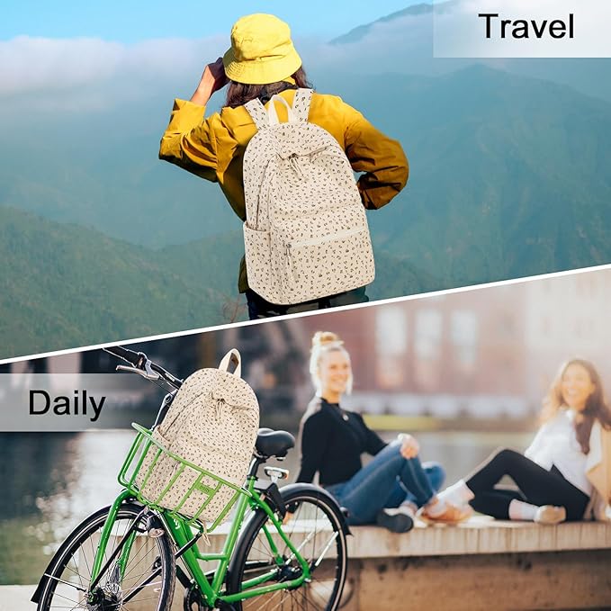 LOIDOU Backpack for School Teen Girls Boys Bookbag Casual Daypack Backpacks Lightweight for Middle School College Student