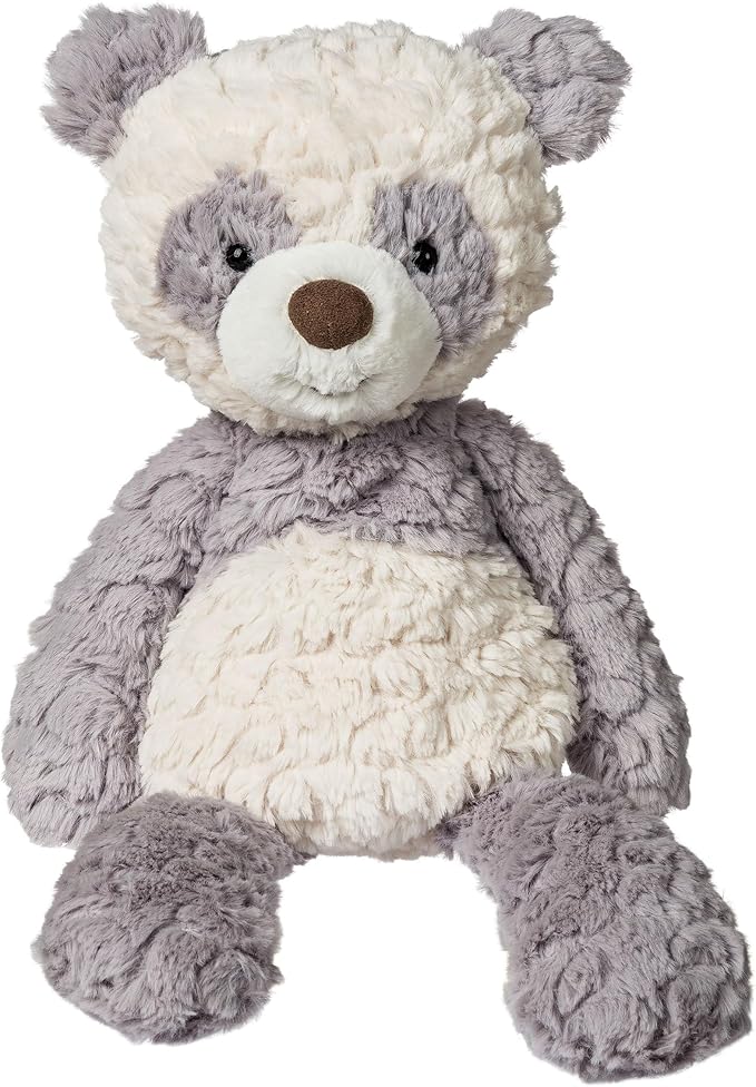 Mary Meyer Stuffed Animal Putty Collection Soft Toy, 17-Inches, Medium Shadow Panda Bear