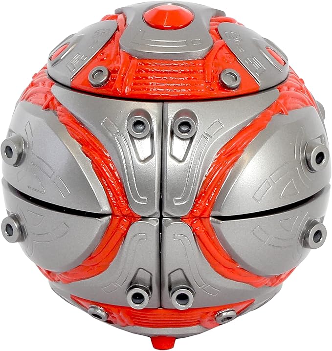 Giga Bots - Blaze | Energy Core Transforms Into 13 Inch Action Figure | Leader of The Scourage | Unique Toy Combat Attachments and Skills | Includes 33 Buildable Pieces