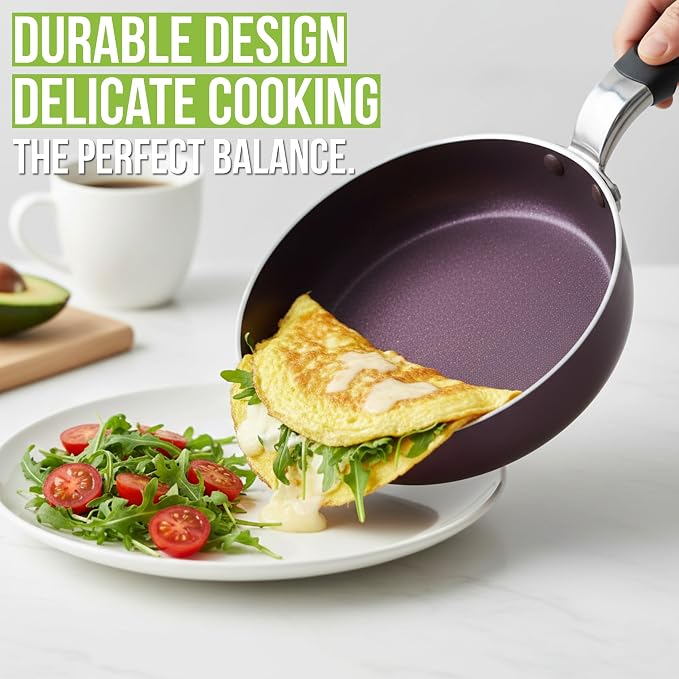 TECHEF - 5.5-Inch One Egg Frying Pan, Coated with New Teflon Select/Non-Stick Coating (PFOA Free) / Made in Korea (5.5-Inch)
