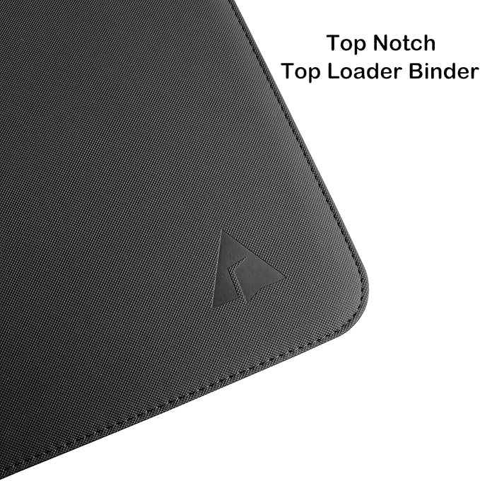 Top loader Binder, Holds 432 Top Loaders, 9 Pockets Top Loader Binder with Sleeves for Cards in 3'' x 4'' Top loaders