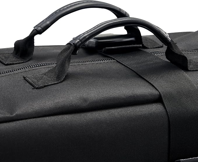 Master Massage Luggage Style Wheeled Massage Table Carrying Case 27” to 32” Width Folding Massage Table- Black