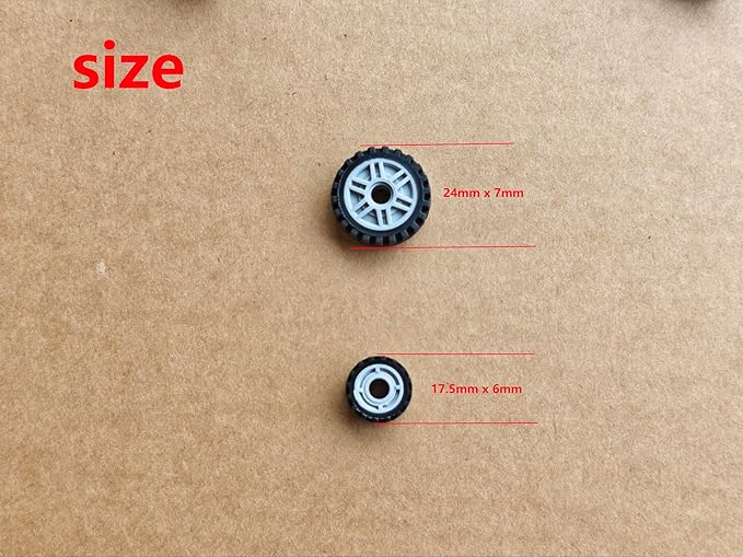 70 Pieces City Car Wheels and Axles Set,Car Parts Chassis Pieces Tires Building Blocks, Compatible with Lego for Kids Boys Toy