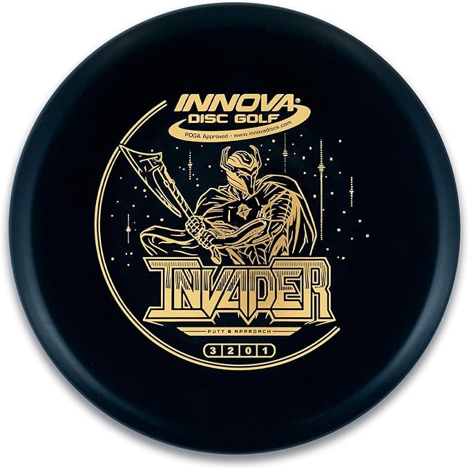 Innova Discs Golf DX Invader Disc Golf Putter and Approach Disc (Colors Will Vary)