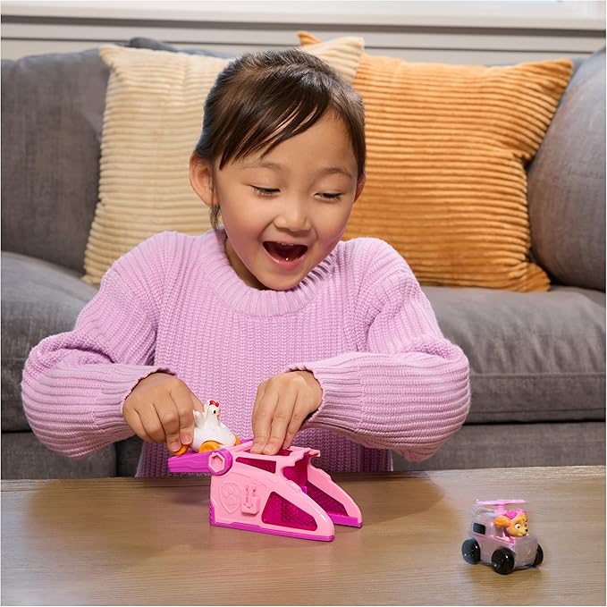 PAW Patrol Skye Pup Squad Launchers with Chickaletta Vehicle 2-Pack, Kids Toys for Boys and Girls Ages 3 and Up