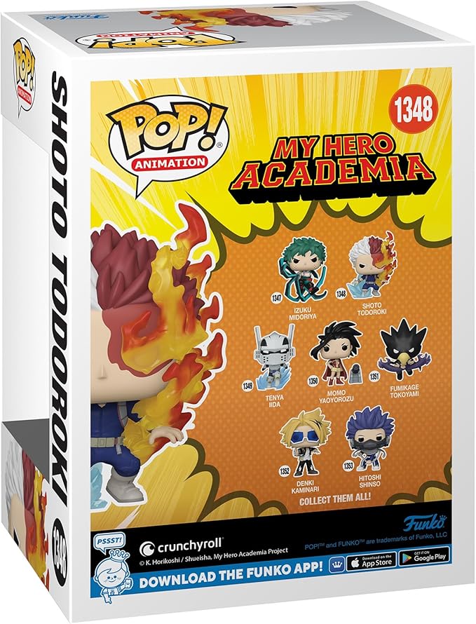Funko POP! Animation My Hero Academia Shoto Todoroki (Glow in The Dark), Exclusive