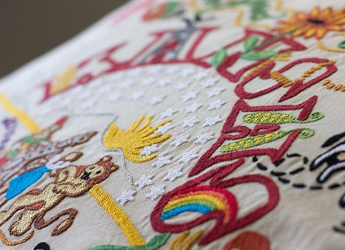 Catstudio Kansas Embroidered Decorative Throw Pillow