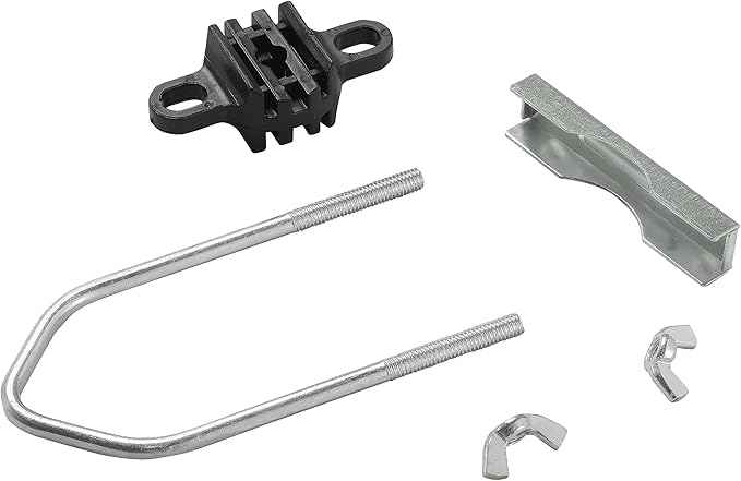 Upper Bounce Trampoline Enclosure Pole Connectors, Replacement Hardware Parts and Accessories, U-Shaped Safety Clamps, Fits up to 1" Diameter and 1.75” Legs, Set of 12