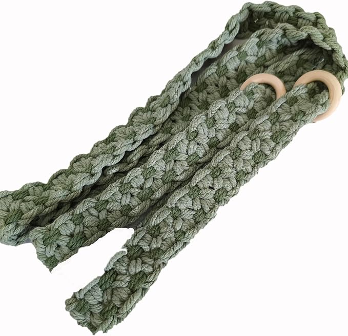 kiido Macrame Yoga Mat Carrying Strap [MAT NOT Included], Hand Woven Multi-use Strap/Carrier for Your Yoga Mat, Exercise Mat