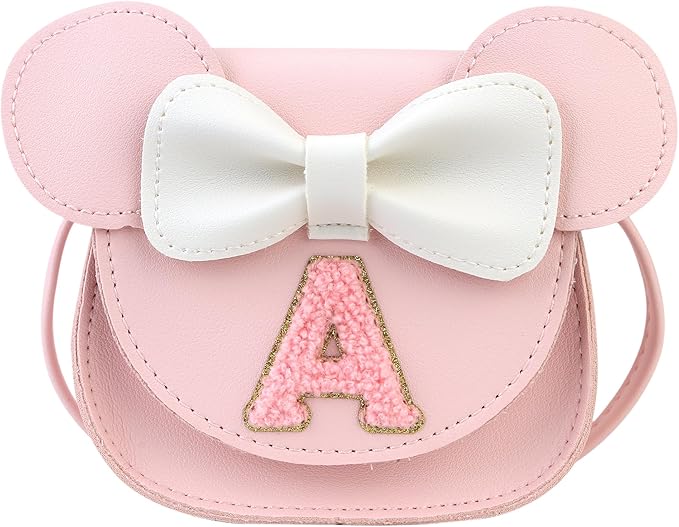Toddler Purse Girl Gifts,Birthday Gifts for Girls 3-7 Toys for Ages 2-5 Lovable Mouse Ears Kid wallet Shoulder Handbag