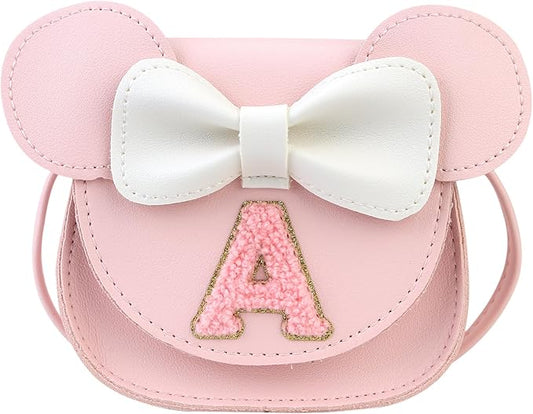 Toddler Purse Girl Gifts,Birthday Gifts for Girls 3-7 Toys for Ages 2-5 Lovable Mouse Ears Kid wallet Shoulder Handbag