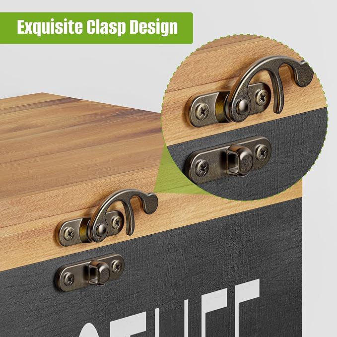 Wood Tampon Holder Box with Lid, Feminine Product Organizer, Girl Stuff Box for Bathroom & Vanity Counter, Tampon Storage, Bathroom Period Products, Toilet Organizer, Ideal Gift for Girl