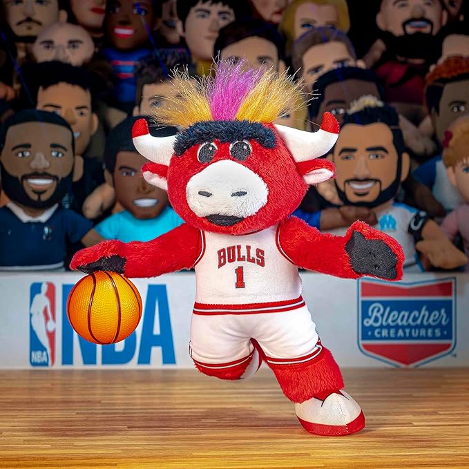 Bleacher Creatures NBA Unisex NBA 10-inch Mascot Plush Doll