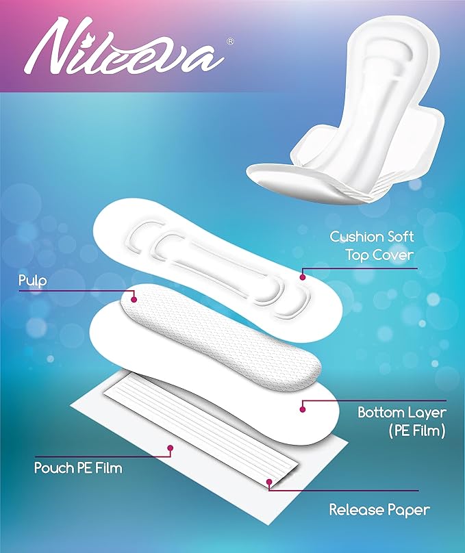 Care Maxi Sanitary Napkins with Wings – Ultra Soft, Super Absorbency & Individually Wrapped Super Value Bulk Pack (14 Pads/Pack X 36 Packs = 504 Pads)