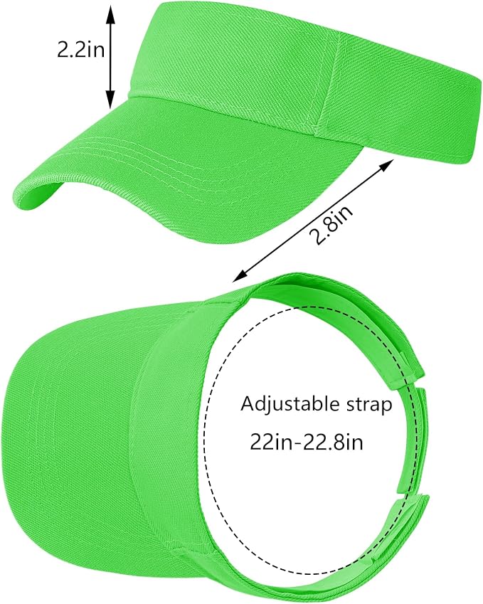 Marrywindix 1 Piece of Sport Wear Athletic Visor Sun Sports Visor Hat Visor Adjustable Cap for Women and Men